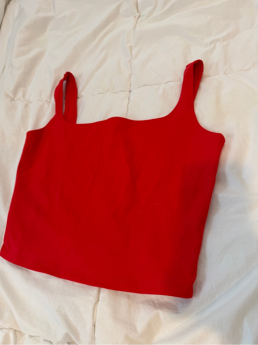 wild fable Red Square-Neck Tank